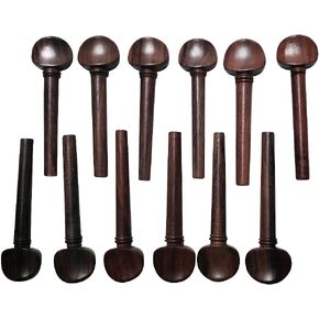 Zaza Percussion - Oud Pegs,Set of 12 (Ebony)