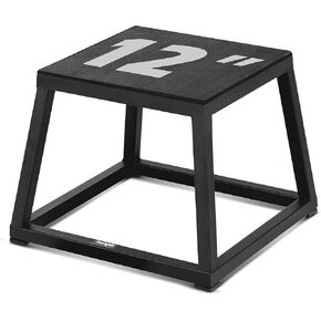 Yes4All Metal Plyometric Box with 550lbs Capacity, Pre-Assembled, Plyo Box Jump Platforms, Step Up Box for Workout Home Gym