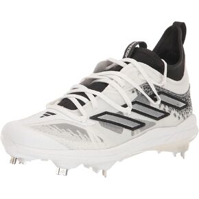 adidas Men's Adizero Afterburner 9 NWV Sneaker, Core Black/Silver Metallic/White, 10
