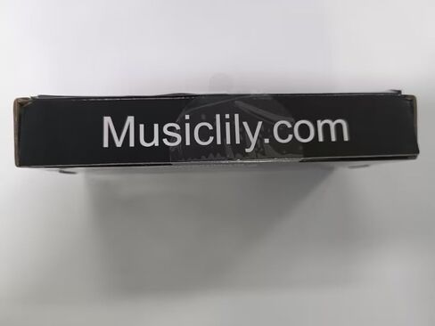 Musiclily Pro 17mm String Spacing Dual Load Heavy Duty 5-String Bass Bridge with Brass Saddle Steel Plate, Black in Saudi Arabia
