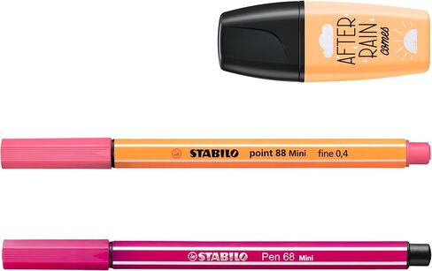 Stabilo Point 88 Pen & Pen 68 Marker Wallet Sets, Multicolor in Saudi Arabia