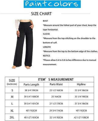 Paintcolors Women's Fleece Lined Joggers Pants Winter Warm Athletic Sweatpants Thermal Pants with Pockets Hiking Running Yoga in Kuwait