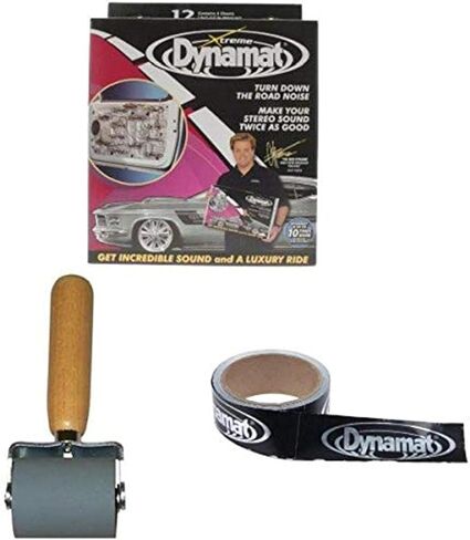 Dynamat 10435 12 بوصة × 36 بوصة × 0.067 بوصة سميك ذاتي اللصق مع مجموعة باب إكستريم، أسود in Kuwait