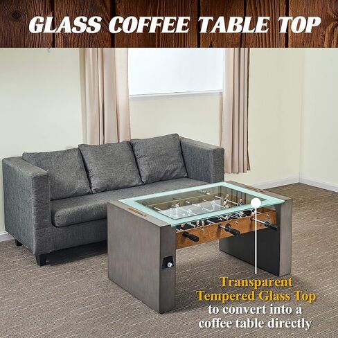Barrington Foosball Multiple Styles Soccer Foosball Tables, Durable & Stylish Designs with Tabletop Sports Soccer Balls, Perfect for Family Game Rooms in Kuwait