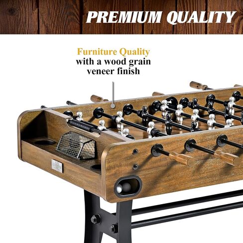 Barrington Foosball Multiple Styles Soccer Foosball Tables, Durable & Stylish Designs with Tabletop Sports Soccer Balls, Perfect for Family Game Rooms in Kuwait