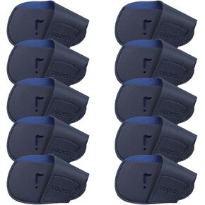 أغطية رأس I Golf Iron 10 قطع من البولي يوريثان تناسب كلا من نوادي الجولف اليمنى من أجل Titleist Callaway Ping Taylormade تناسب المزيد من العلامات التجارية لمكواة الجولف.