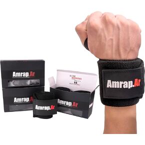 Weight Lifting Wrist Wraps for Weightlifting, Gym, Workout, Sports, Crossfit | Wrist Straps for Weightlifting Strong & Shock-absorbing | Ideal Gift for Men and Women | 18-inches Long