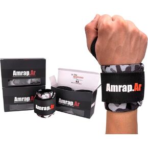 لفافات معصم لرفع الأثقال لرفع الأثقال، وصالة الألعاب الرياضية، والتمرين، وممارسة الرياضة، وتمارين كروس فيت | أحزمة معصم لرفع الأثقال قوية وممتصة للصدمات | هدية مثالية للرجال والنساء | 18 بوصة طويلة in Kuwait