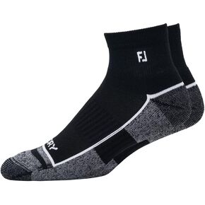FootJoy Men's 2023 ProDry Quarter, White, Fits Shoe Size 7-12