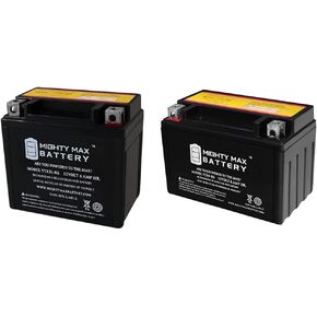 YTX5L-BS 12V 4AH 80CCA and YTX9-BS 12V 8AH 135CCA Maintenance Free SLA AGM Motorcycle Batteries Bundle