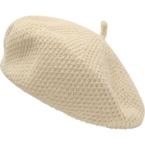 ZLYC Women Winter Wool Slouchy Beret Hat Fashion Knit Berets Cap in Kuwait