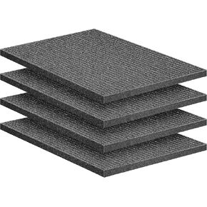 8 Pieces Pick Apart Foam Insert- 2 Sizes Pick and Pluck Foam- Pluck Pre Cube Sheet Foam with Bottom Use for Board Game Box Cases Storage Drawer (16 Inch Long)