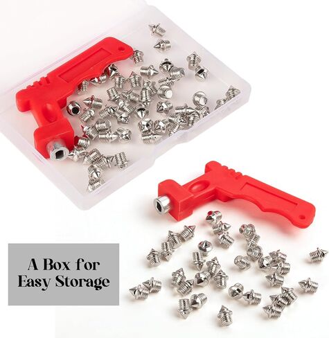 Track Spikes, 50 Pieces Track Spikes for Track Shoes, 0.45 Grams Lightweight Replacement Spikes with Spike Wrench for Track and Field Sprinting or Cross Country Golf Fishing in Saudi Arabia