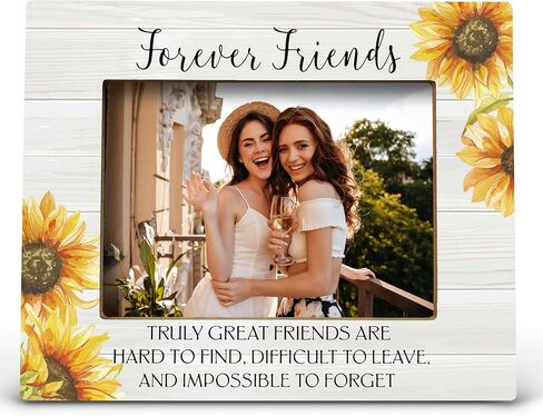 FONDCANYON Chance Made Us Colleagues Sunflower Picture Photo Frame, Best Colleague Picture Frames,Going Away Retirement Gift Goodbye Farewell Gift New Job Gift Leaving Gift for Friend (5x7 Inch Photo) in Saudi Arabia