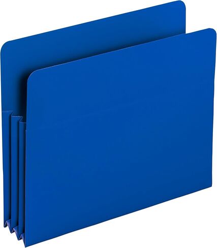 Smead Poly File Pocket، علامة تبويب مستقيمة، توسيع 3-1/2 بوصة، حجم الحروف، ألوان متنوعة، 4 لكل صندوق (73500) in Kuwait