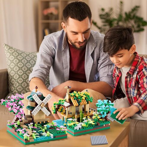 مجموعة مكعبات بناء شجرة ساكورا اليابانية مكونة من 3668 قطعة للبالغين والاطفال، مجموعة مكعبات بناء صغيرة كلاسيكية من كادابلك، العاب تجميع صغيرة يمكنك تركيبها بنفسك in Kuwait