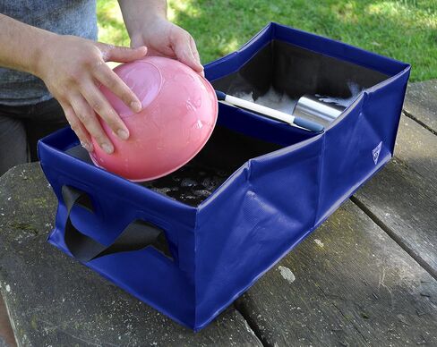 Seattle Sports Outfitter Class Collapsible Jumbo Camp Sink Wash Basin Bucket (Blue), One Size (032802) in Saudi Arabia