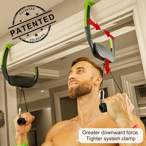Portable Pull Up Bar,2-generation upgraded version with bearings,doorway pull-up bar installed in just 8 seconds, suitable for home and travel workouts in Kuwait