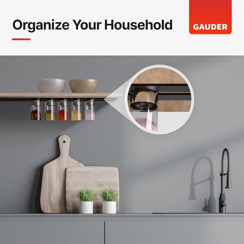 شريط مغناطيسي قوي جدًا من GAUDER | شرائط مغناطيسية ذاتية اللصق للغاية (طول 10 × عرض 0.8 × سمك 1/9 بوصة) | لفة المغناطيس in Kuwait