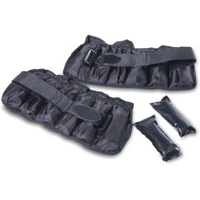 CAP Barbell Adjustable Ankle Weights |10-20lb Pair | Black