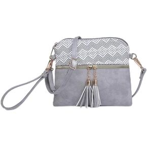 JEN & CO. Tara Crossbody Bag - Vegan Leather Purse for Women, Cross Body Bags Wristlet Purses
