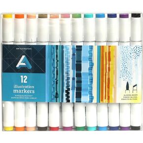 Art Alternatives Illustration Marker, 6-Marker Set, Gray Tones