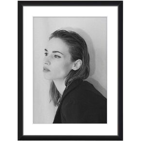 Golden State Art, 11x14 Diploma Frame Metal Frame for 8.5x11 Document & Certificates, Aluminum Picture Frame with Real Glass for Wall Display, Black