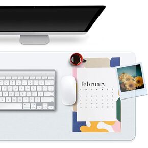 Desk Pad Clear, Desk Mat for Desktop 23.6 x 13.7 inches, Desk Protector Mat PVC, Clear Desk Mat for Writting & Working, Desk Protector Mat Clear - for Home & Office, Heat Resistant, Anti-Water