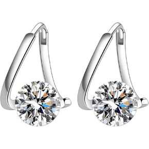 Flysmus Halolux Lymphvity Germanium Earrings, Atheniz Lymphatic Earrings Halolux Lymphatic Germanium Earrings Lymphatic Drainage Earrings Jewelry Gifts for Women（Silver） in Saudi Arabia