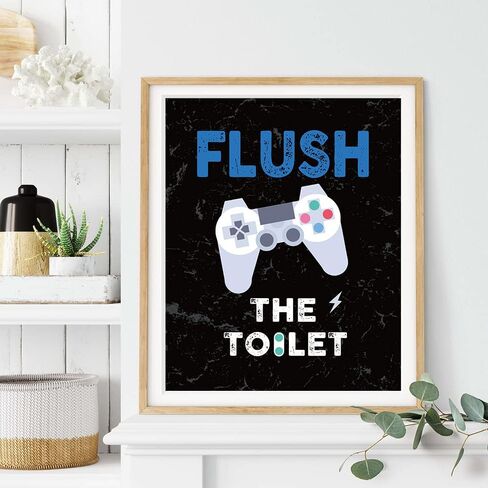 Watercolor Bathroom Decor Wall Art Prints, Funny Bathroom Brush Wash, Colorful Abstract Paint Splats Bathroom Wall Art Prints, Set of 4 (8"X10") Unframed in Saudi Arabia