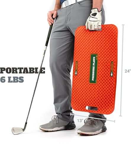 WhyGolf Pressure Plate For Improved Golf Game | Weight Shift Balance Board | Golf Teaching & Training Aid for Club Practice Equipment in Saudi Arabia