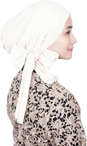 Mu Lan Smooth Turban | Handmade | Versatile Scarf Shawl | Instant Slip on | Practical Daily Head Cap in Kuwait