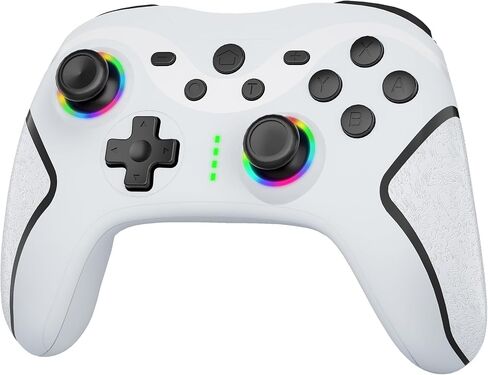 Olimoxi Switch Controller for Switch/Switch Lite/Switch OLED, Wireless Switch Pro Controller with 1000Amh, LED Color Light, Wake up,Joystick,Programmable Buttons, Adjustable Turbo & Dual Vibration in Saudi Arabia
