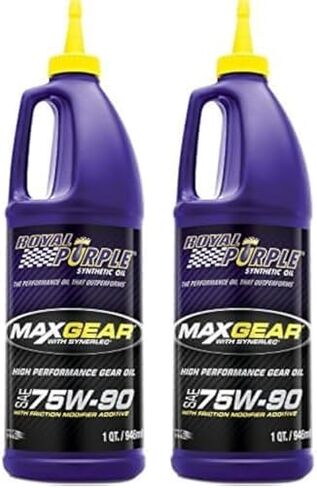 Royal Purple 01300 Max Gear 75W-90 High Performance Synthetic Automotive Gear Oil , 1 Quart (32 Ounces) in Saudi Arabia
