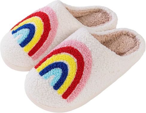 Women Slippers Cute Pattern Strawberry Slippers Warm Soft Bedroom Shoes Fuzzy Closed Toe Sandals Non Slip House Bedroom Slippers in Saudi Arabia