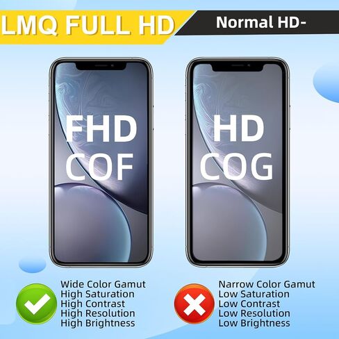 Wholesale for iPhone 11 Screen Replacement 6.1 inch COF Touch Screen Digitizer Full HD LCD Display Assembly with Waterproof Adhesive for A2111, A2223, A2221，No Tools in Kuwait