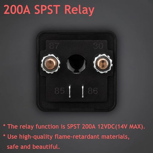 Hamolar 2 Pack 12V DC 120A Starter Relay Switch Car Heavy Duty Split Charge Continuous Duty 4 Terminal SPST Relays for Truck Boat Marine in Saudi Arabia