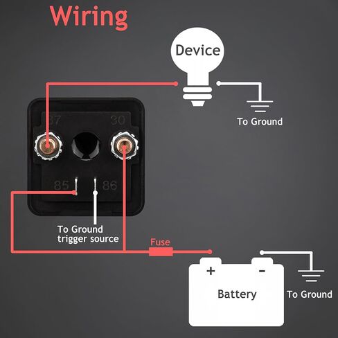 Hamolar 2 Pack 12V DC 120A Starter Relay Switch Car Heavy Duty Split Charge Continuous Duty 4 Terminal SPST Relays for Truck Boat Marine in Saudi Arabia