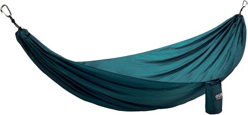 ENO TravelNest Hammock & Straps Combo - Portable Hiking and Camping Hammock with Straps Included - Travel Hammock for Camping, Hiking, Backpacking, a Festival, or The Beach - Marine in Kuwait