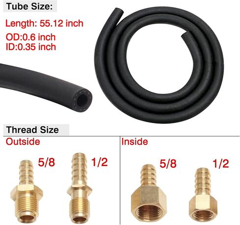 طقم مبرد زيت ناقل الحركة 40 كيلو LPD47391 متوافق مع مبرد ناقل الحركة عالي التحمل 40000 GVW بحد أقصى منخفض الضغط مع أجهزة التركيب وتطبيقات السحب وحماية التبريد المتقدمة - أسود in Kuwait