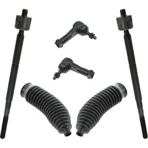 TRQ 6 Piece Inner & Outer Tie Rod Boots LH & RH Sides Steering Kit for Nissan Altima Maxima