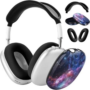 غطاء حماية لجهاز AirPods Max، غطاء حماية من السيليكون الناعم المضاد للخدش لسماعات Apple AirPods Max، نجمة ملونة