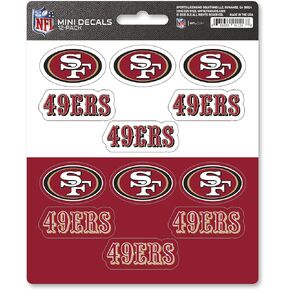 FANMATS NFL unisex-teen NFL Mini Decal 12-E2pk