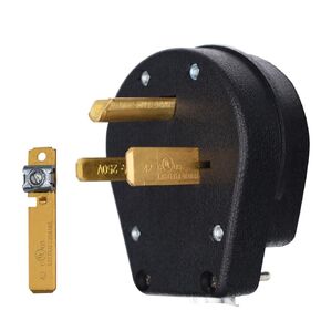 NEMA 6-50R Receptacle 2-Pole 3-Wire Surface Mount Power Receptacle 250V 50A UL Listed, Micmi Black (NEMA 6-50R)