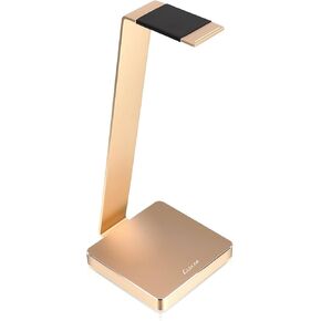 LUXA2 E-One Black Solid-Metal Aluminum Universal Gaming Headphone Stand/Hanger/Holder for Beats, Senheiser, Sony, Bose, Philips, Audio-Technica, Plantronics, Shure, Jabra, JVC, JBL, AKG, DJ, Gaming Headsets Display HO-HDP-ALE1BK-00