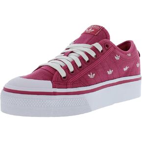 Adidas Women's Nizza Platform Shoes, Wild Pink/Cloud White, 10 M