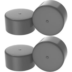 1.98 Inch Bearings Buddy Bras Grey Rubber Caps Trailer Wheel Hub Dust Covers Replacement Bearing Protector for Bearing Partner Bar for Trailer Boat Wheel, 6 PCS