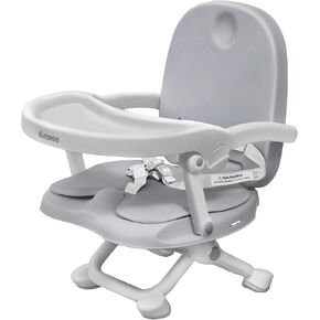 UBRAVOO Baby Booster Seat for Dining Table with Removable Tray & Cushion, 3in1 Portable Toddler Booster Seat, 4 Height Adjustable Travel High Chair for Babies and Toddlers