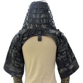 LytHarvest Sniper Ghillie Suit Foundation, Ripstop, Camouflage Tactical Ghillie Hood