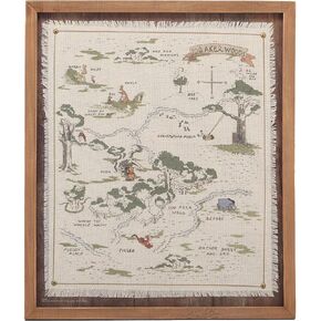 Disney Winnie the Pooh Kindness Always Framed Wood Wall Decor - Large Winnie the Pooh Wall Art for Kids' Bedroom, Nursery or Home Decor in Kuwait